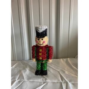 Fuzzy nutcracker figure